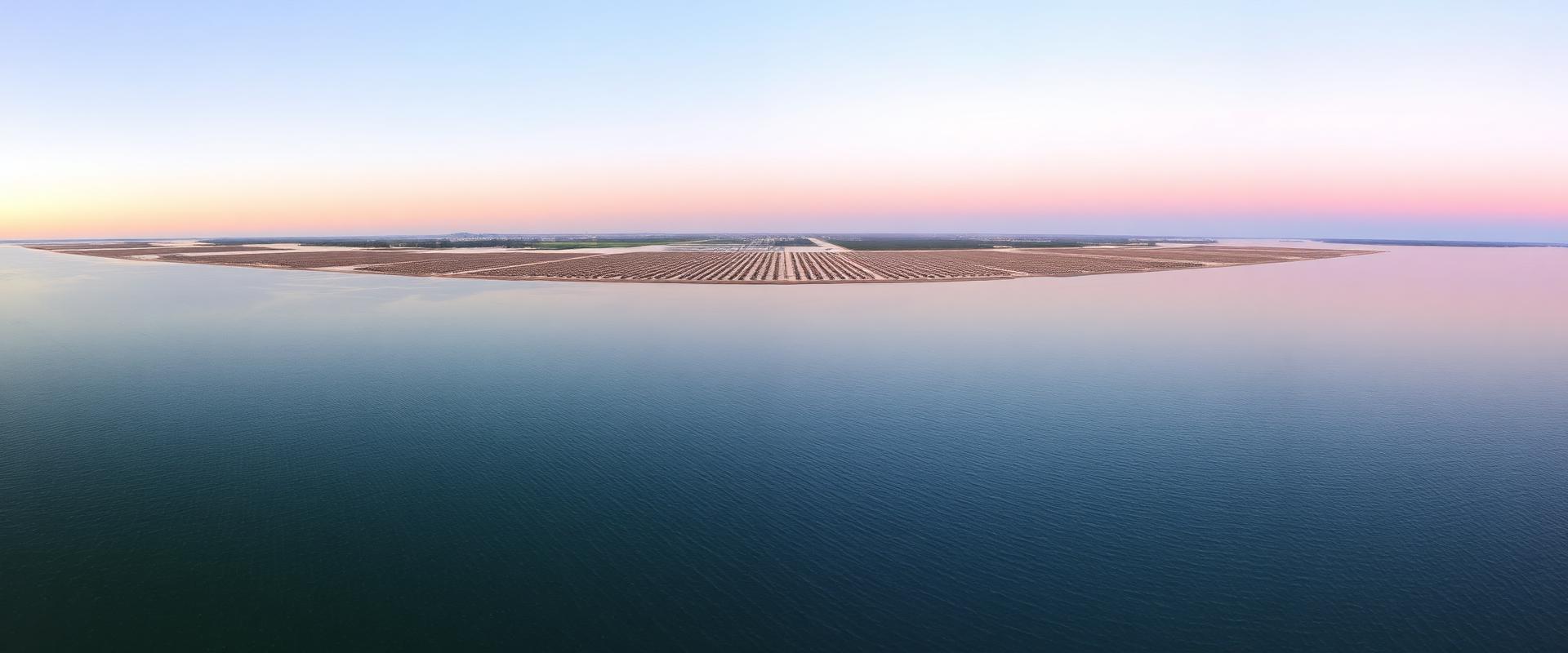 Bassin d'Arcachon au lever du jour
